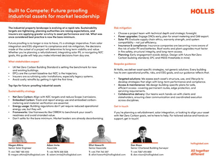 Built to Compete: Future-proofing industrial assets for market leadership